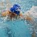 A girl finishes her 50 yard freestyle race on Tuesday, July 23. Daniel Brenner I AnnArbor.com